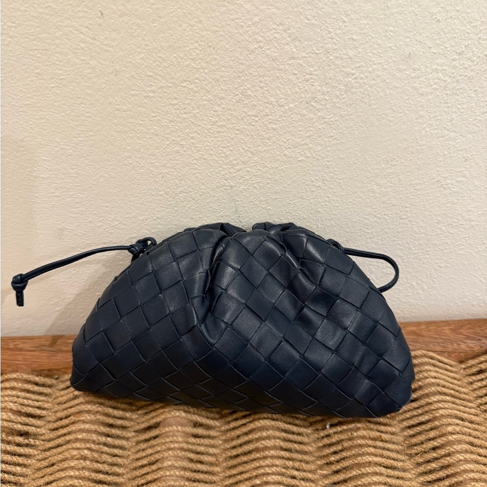 Bottega Veneta Mini Pouch Navy